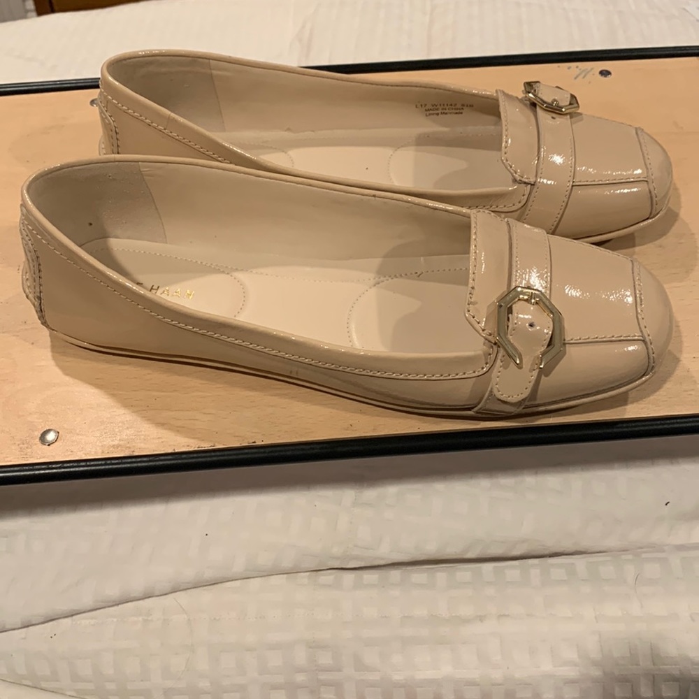 Cole Haan Leather Slip On Flats